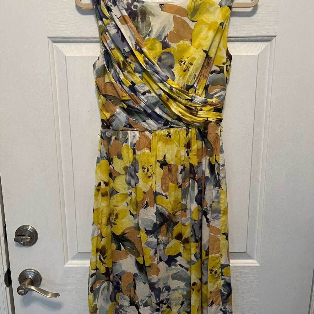 Connected floral printed sleeveless dress, Size 6